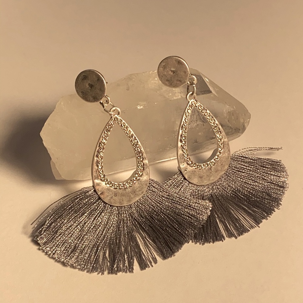 Fringe earrings